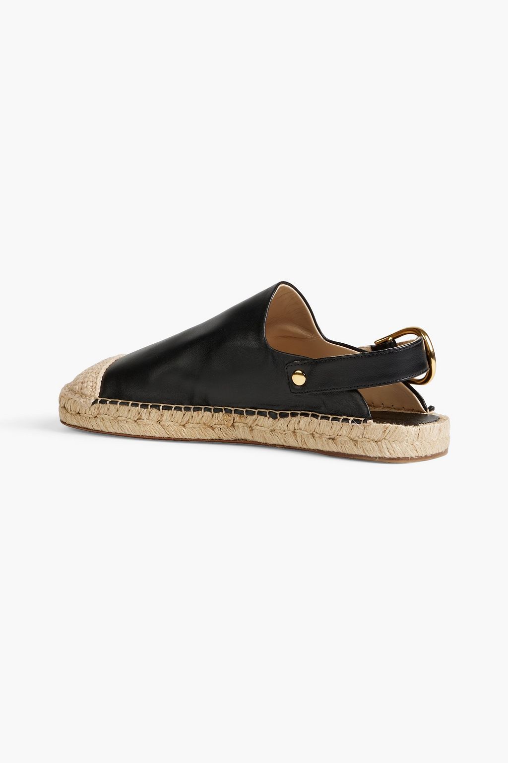 NANUSHKA Harrel leather slingback espadrilles