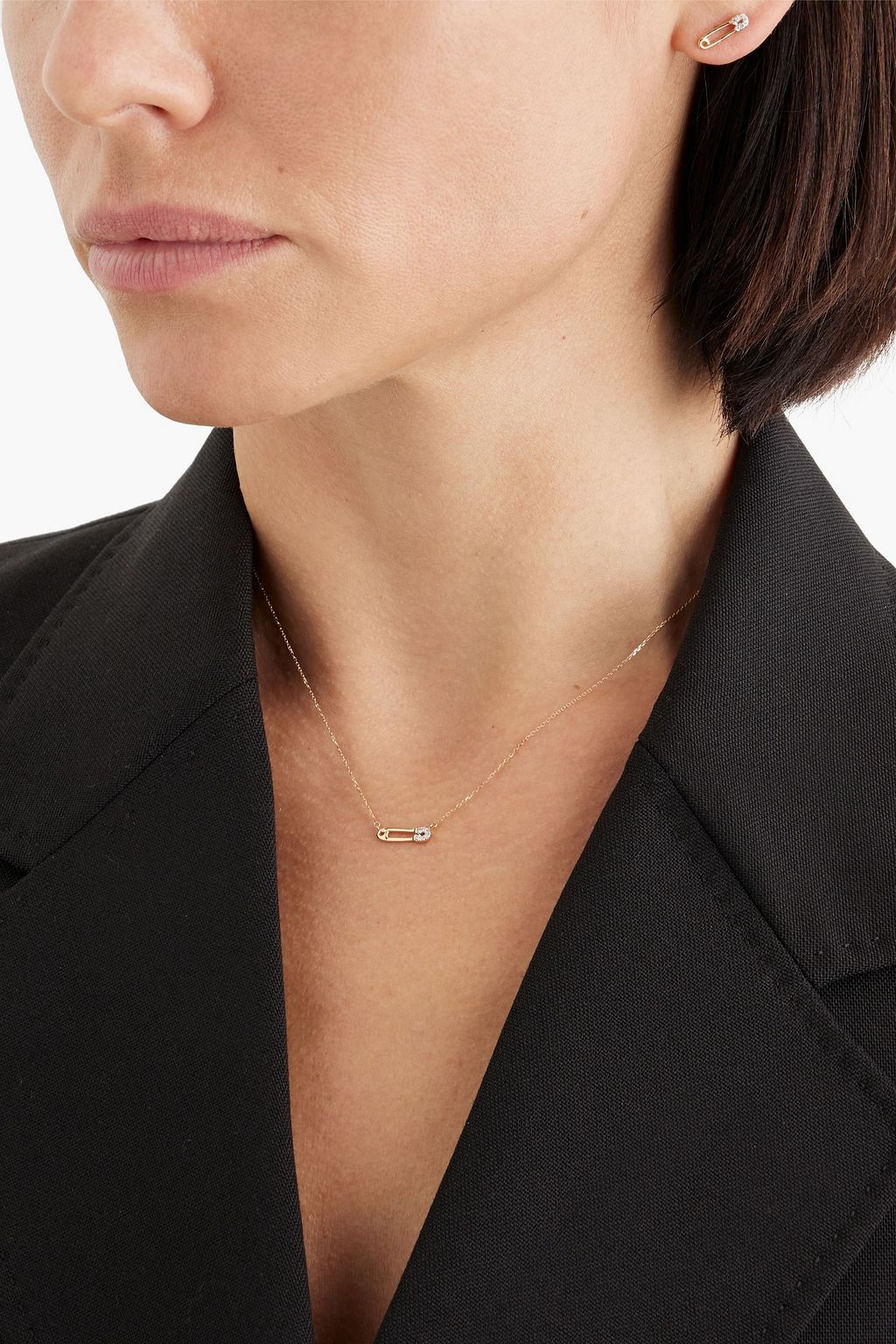 ADINA REYTER 14-karat gold diamond necklace