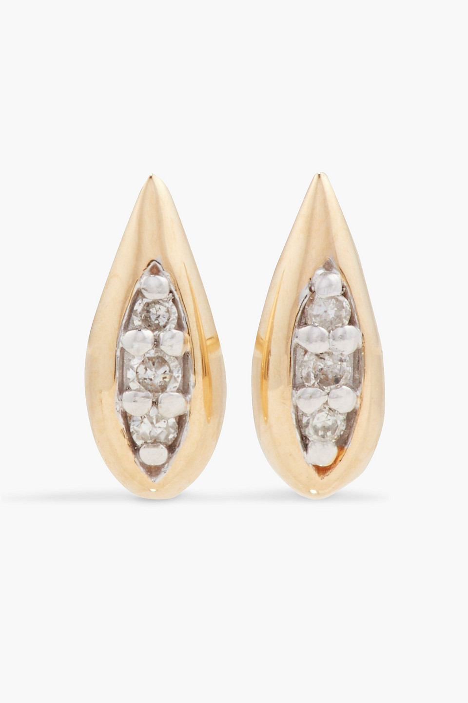 Adina Reyter 14-karat Gold Diamond Earrings