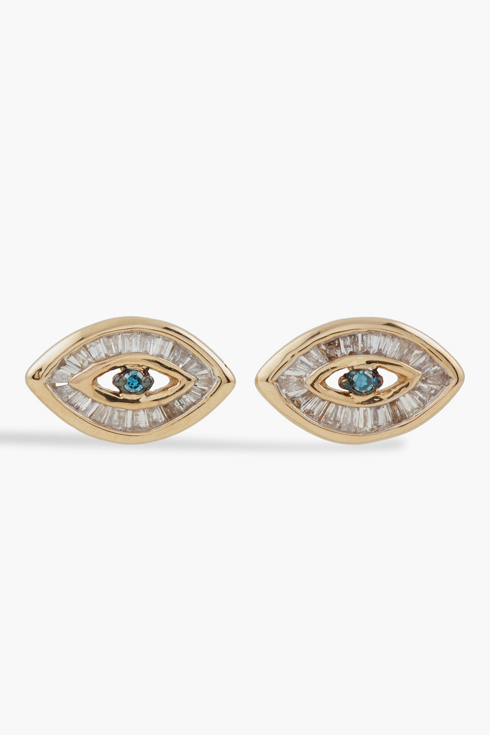 Adina Reyter 14-karat gold diamond earrings