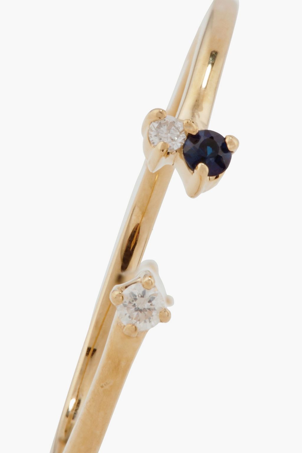 ADINA REYTER 14-karat gold, sapphire and diamond ring