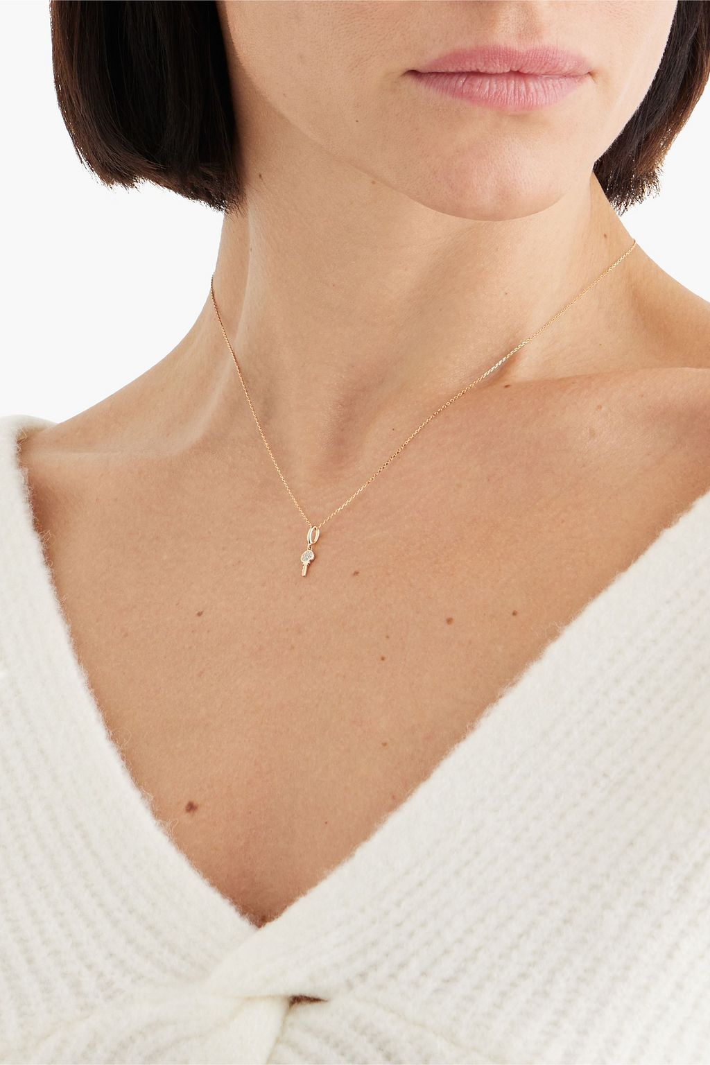 ADINA REYTER 14-karat gold diamond necklace