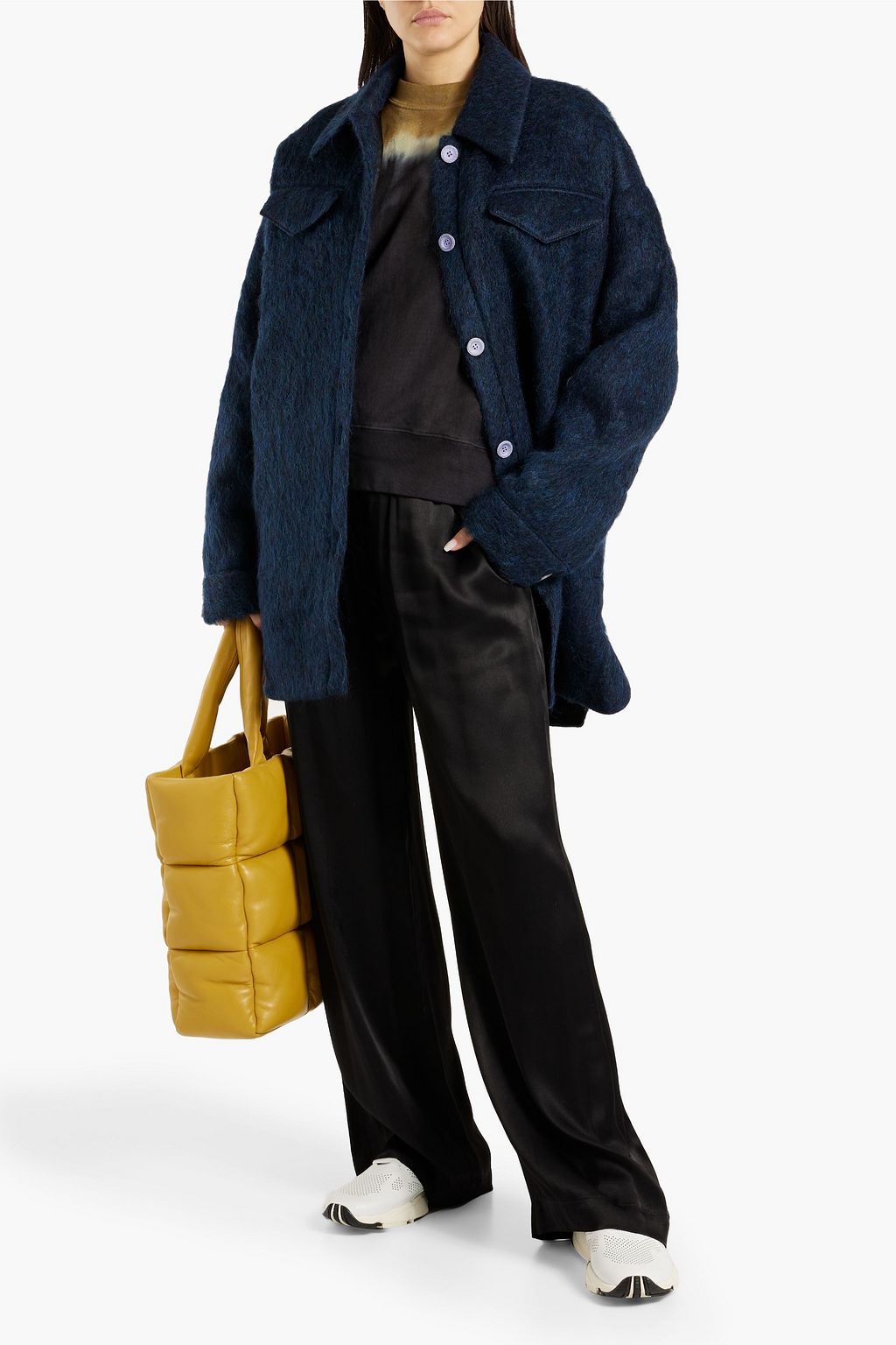 ACNE STUDIOS Brushed-felt coat