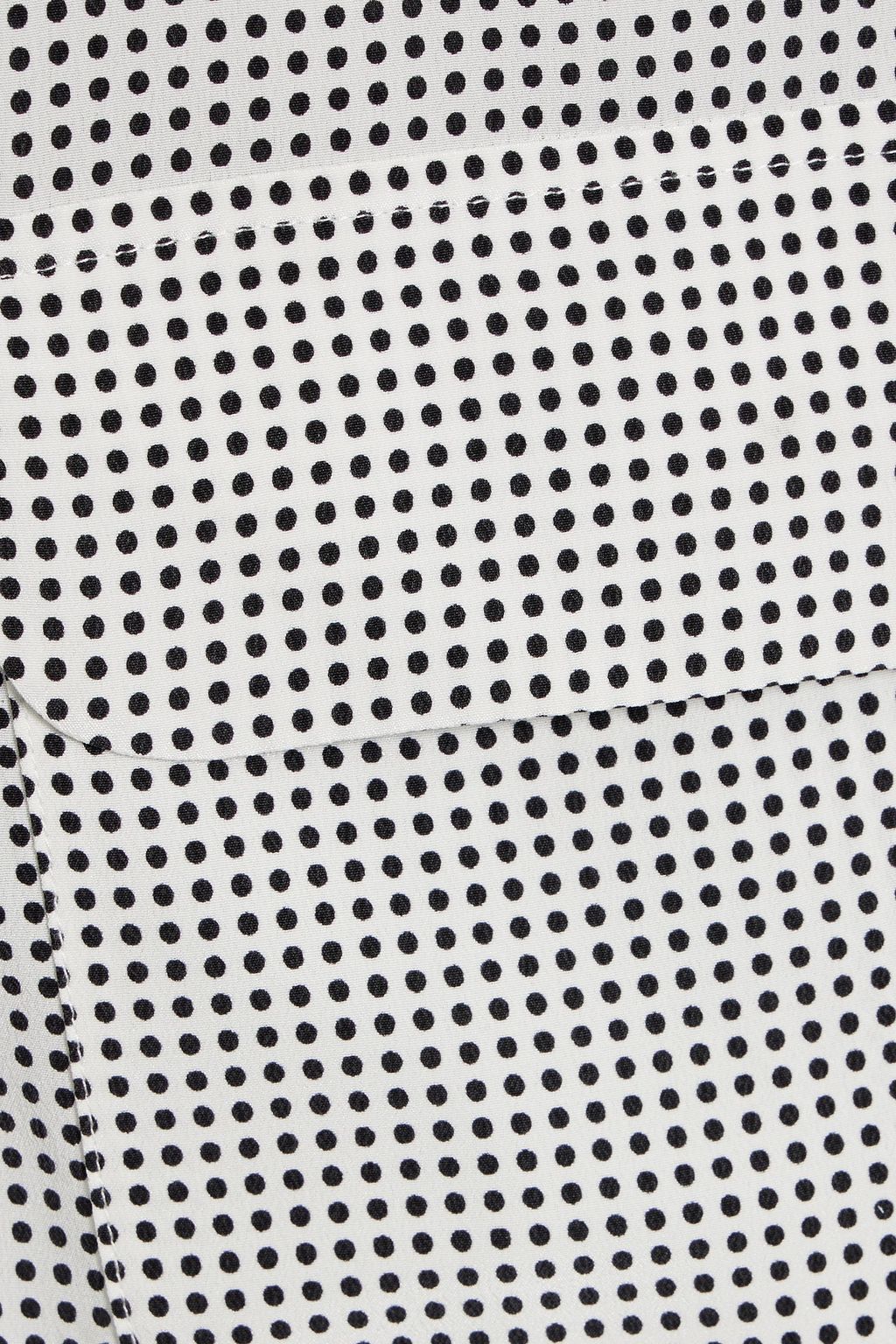EQUIPMENT Polka-dot silk crepe de chine shirt