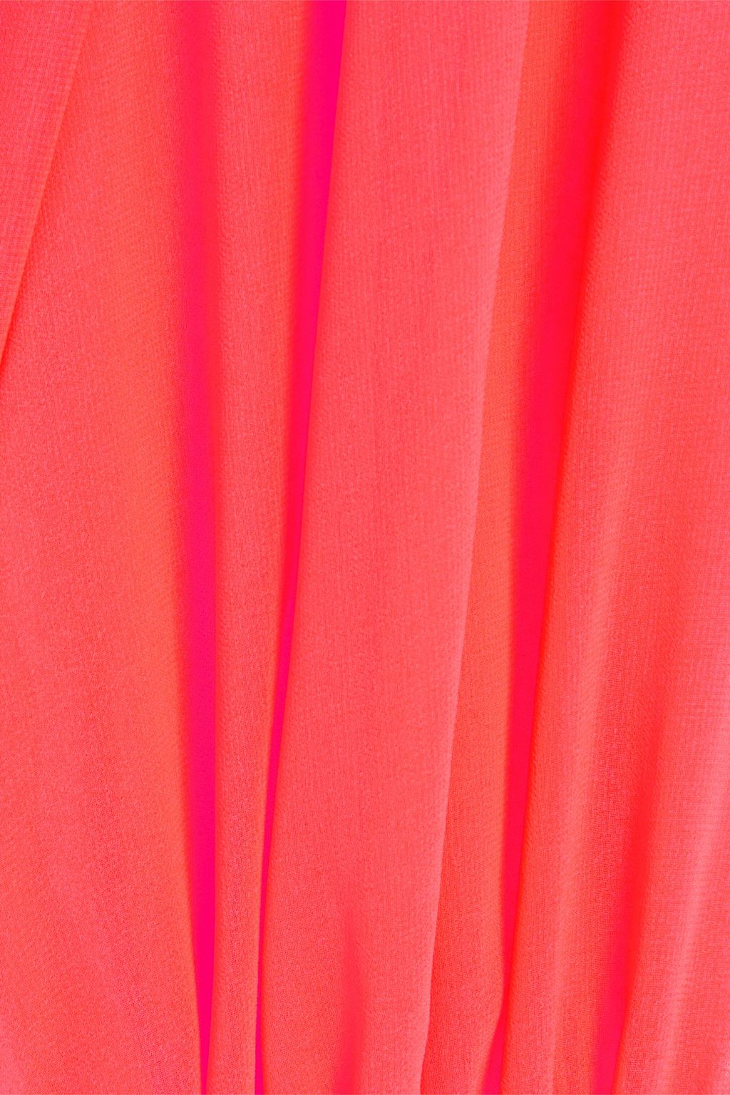 VALENTINO GARAVANI Gathered chiffon blouse
