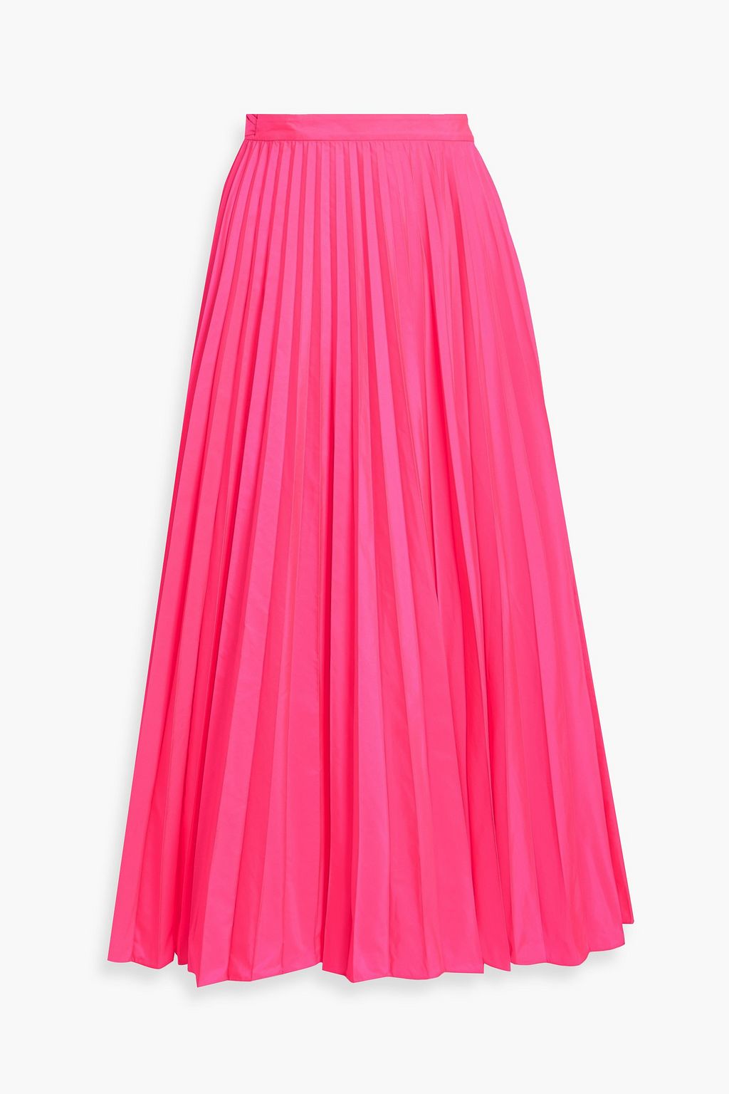 Pink pleated wrap skirt deals