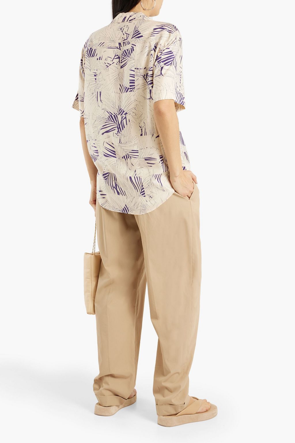 EQUIPMENT Printed twill shirt