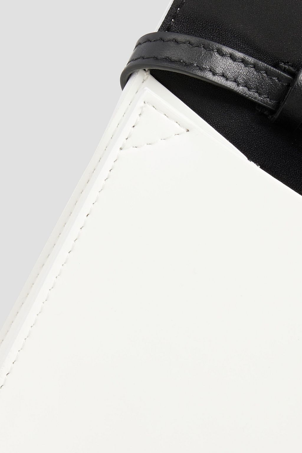 PROENZA SCHOULER Lunch glossed faux leather shoulder bag