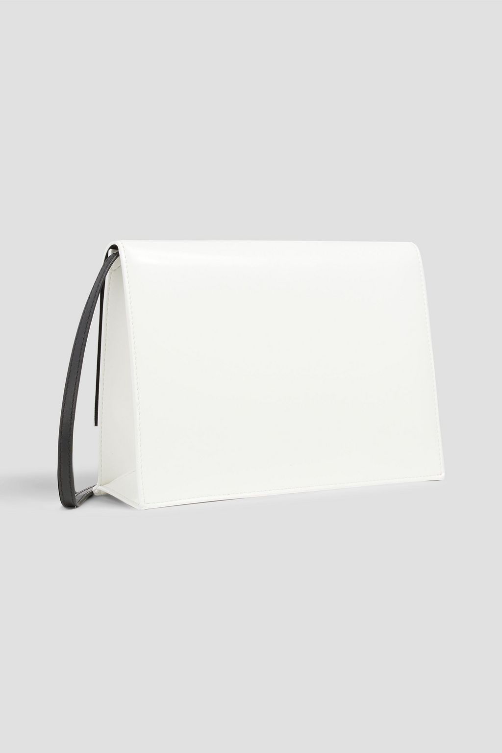 PROENZA SCHOULER Lunch glossed faux leather shoulder bag