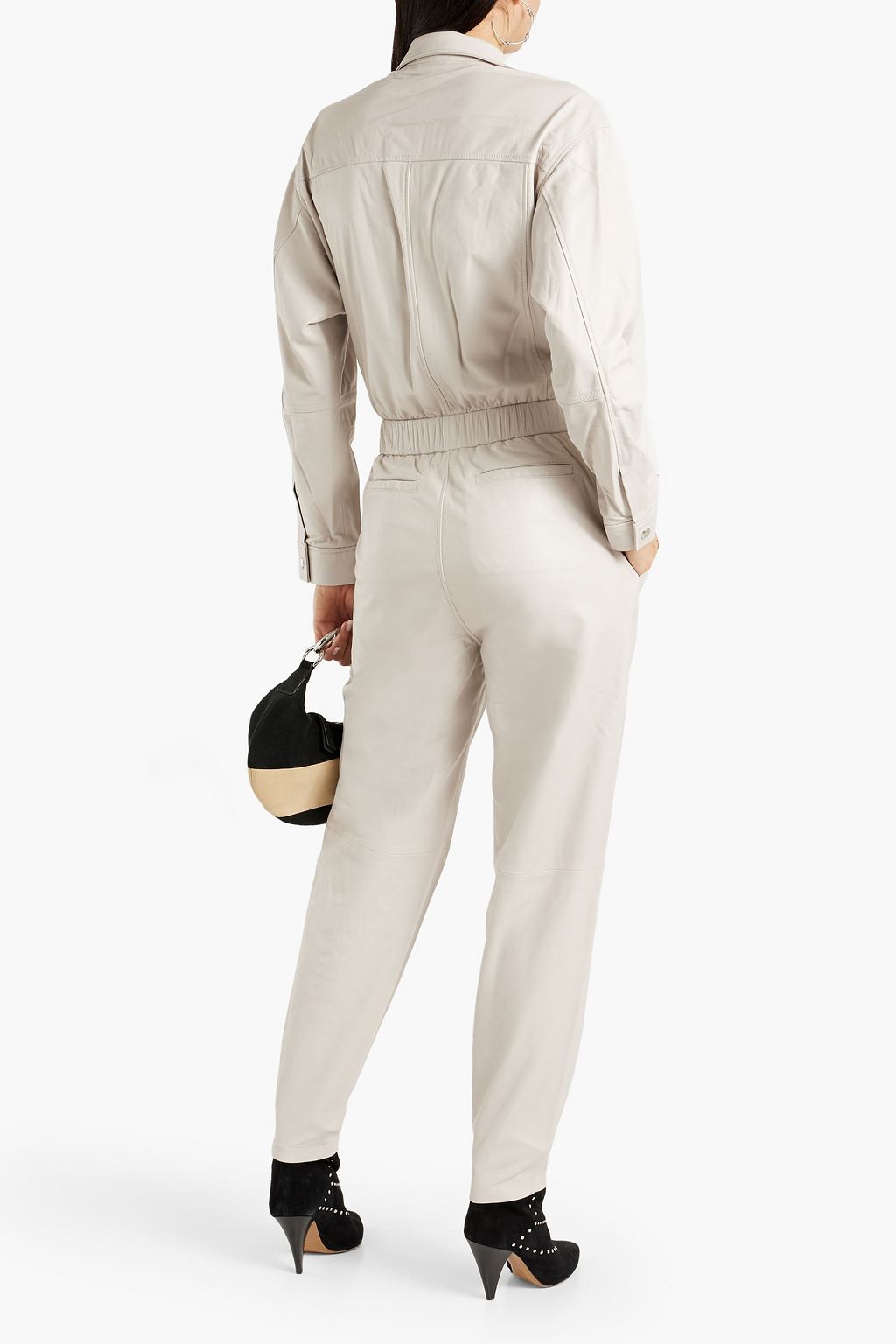 IRO Ikaraz leather jumpsuit