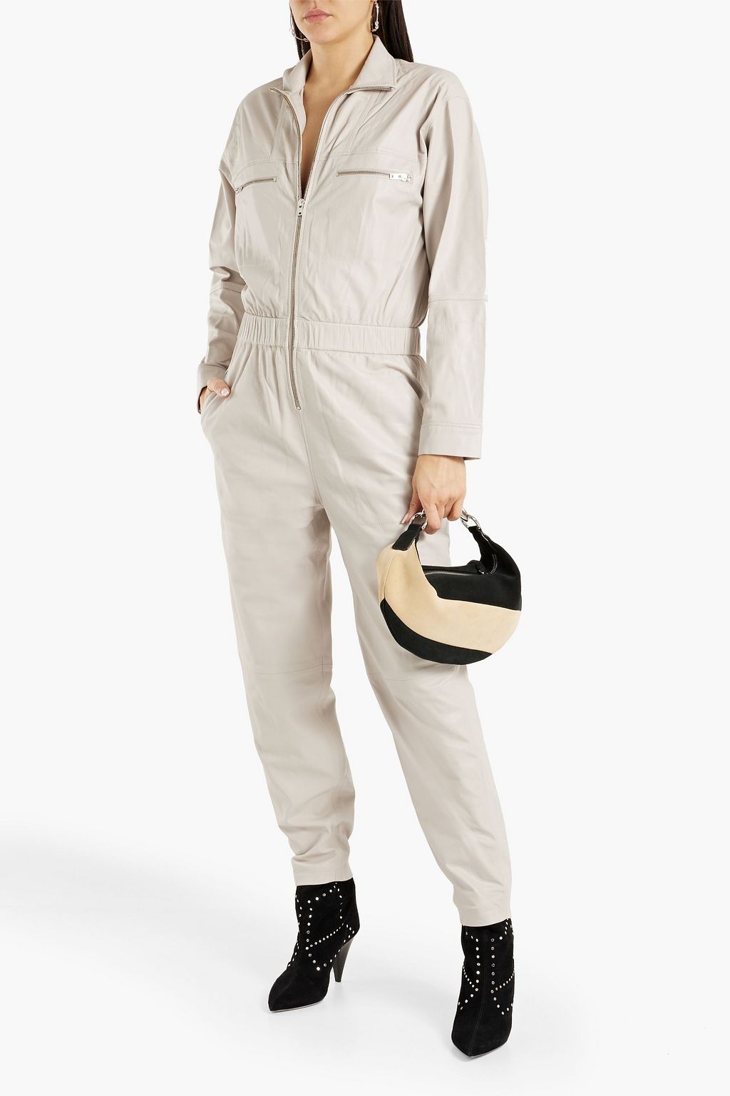 IRO Ikaraz leather jumpsuit