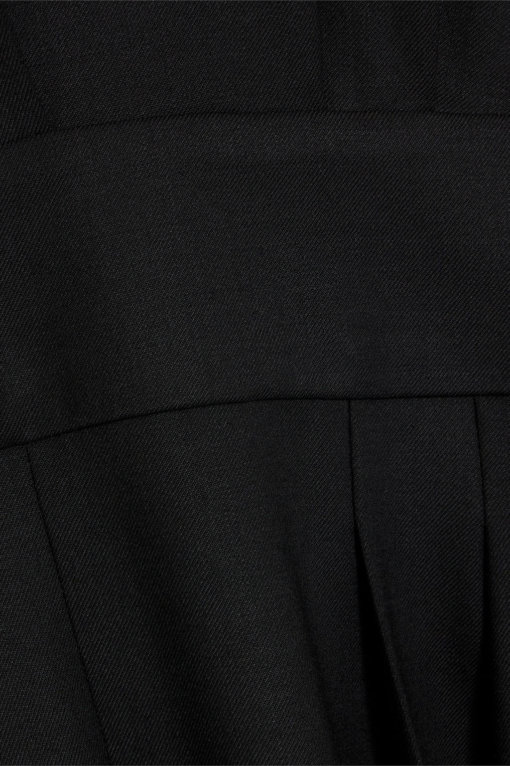 IRO Fita pleated wool-blend twill jumpsuit