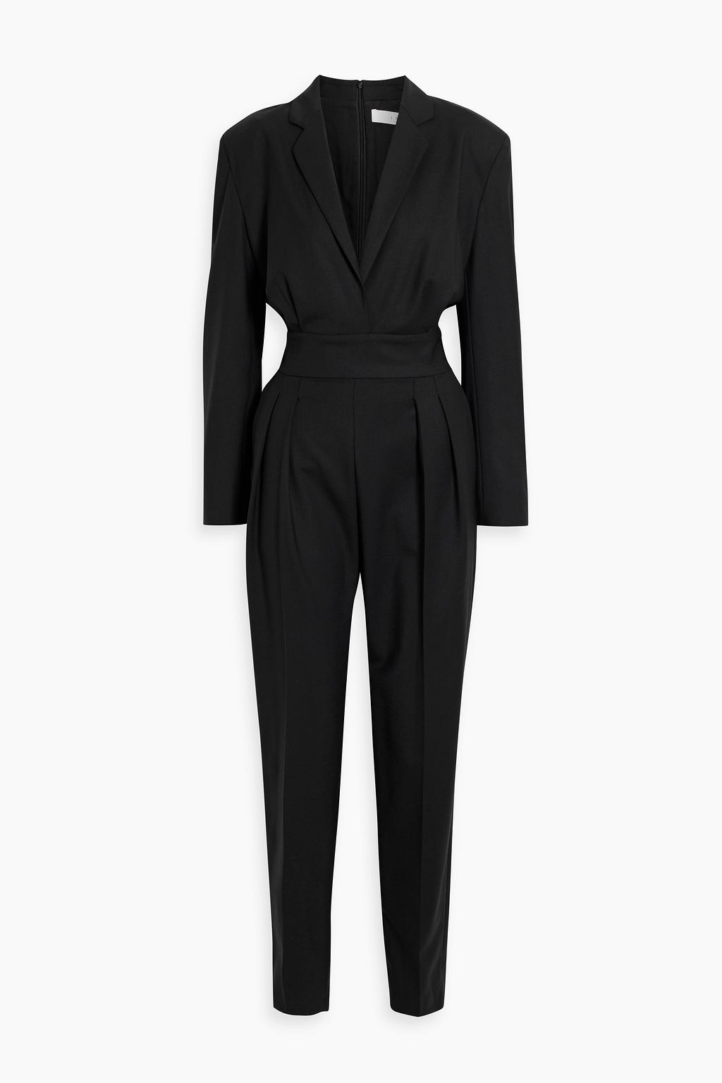 IRO Fita pleated wool-blend twill jumpsuit | THE OUTNET