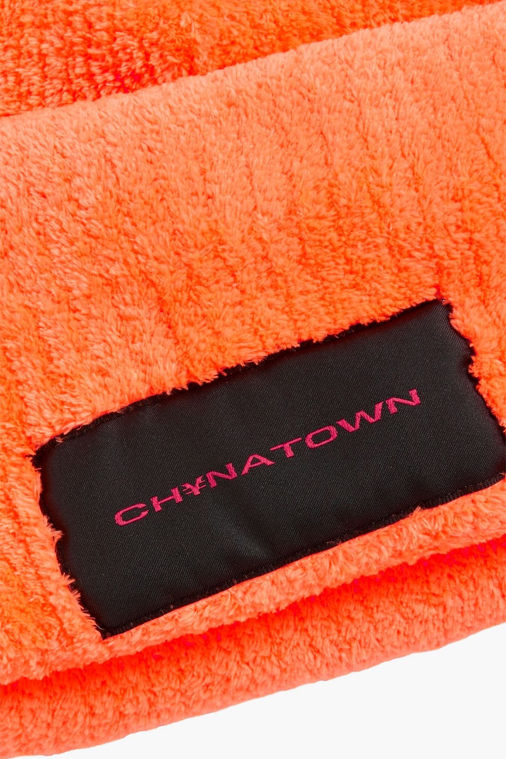 ALEXANDER WANG Appliquéd ribbed chenille beanie
