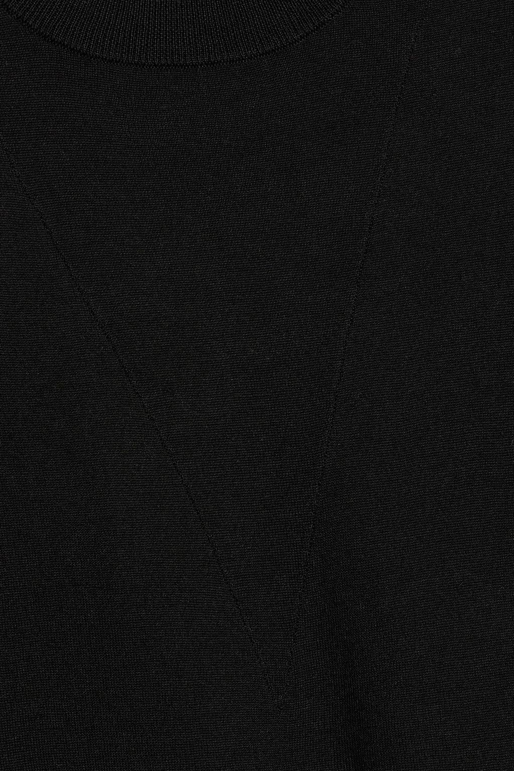 IRO Layered merino wool and silk-blend sweater