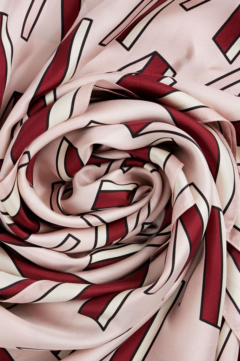 VALENTINO GARAVANI Printed silk-twill scarf