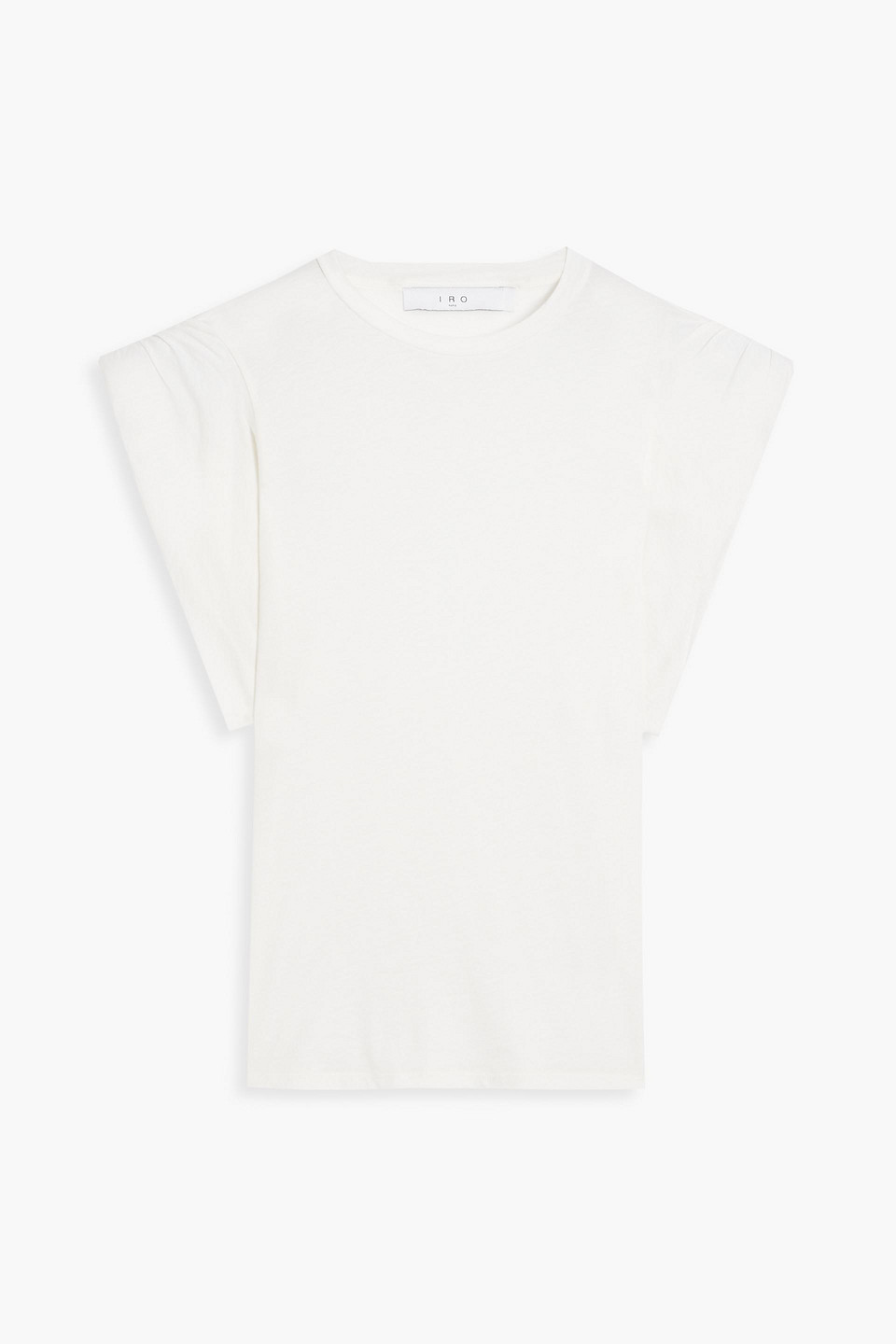 IRO HAMYS COTTON AND CASHMERE-BLEND JERSEY T-SHIRT,3074457345635396636