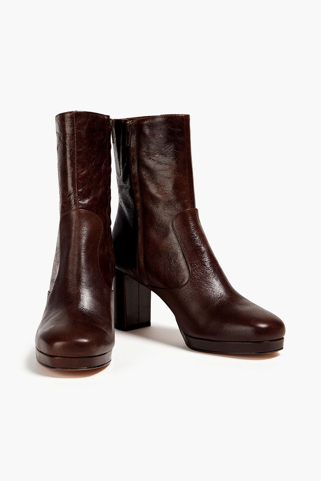 BA&SH Chelbi burnished leather boots
