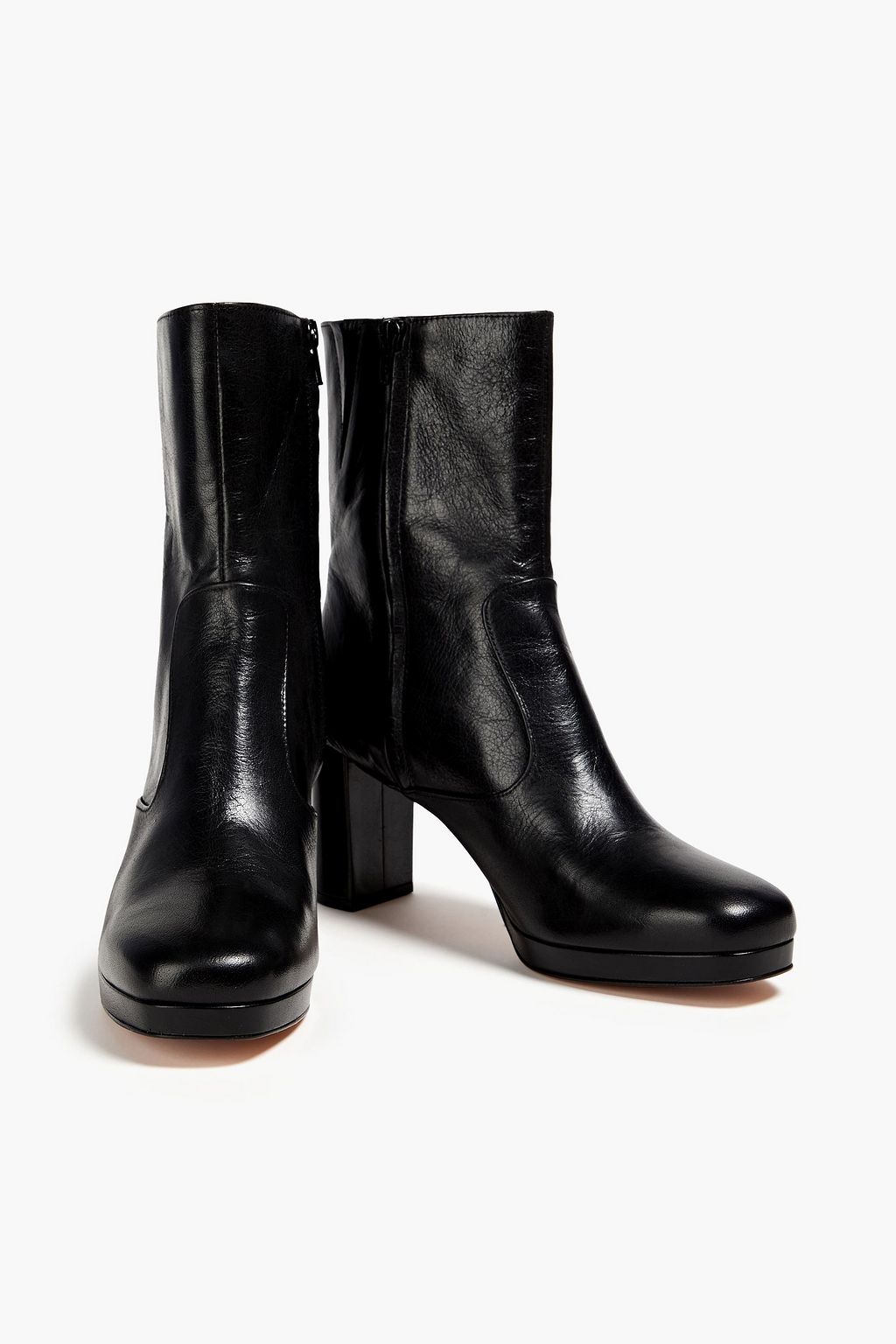 BA&SH Chelbi burnished leather boots