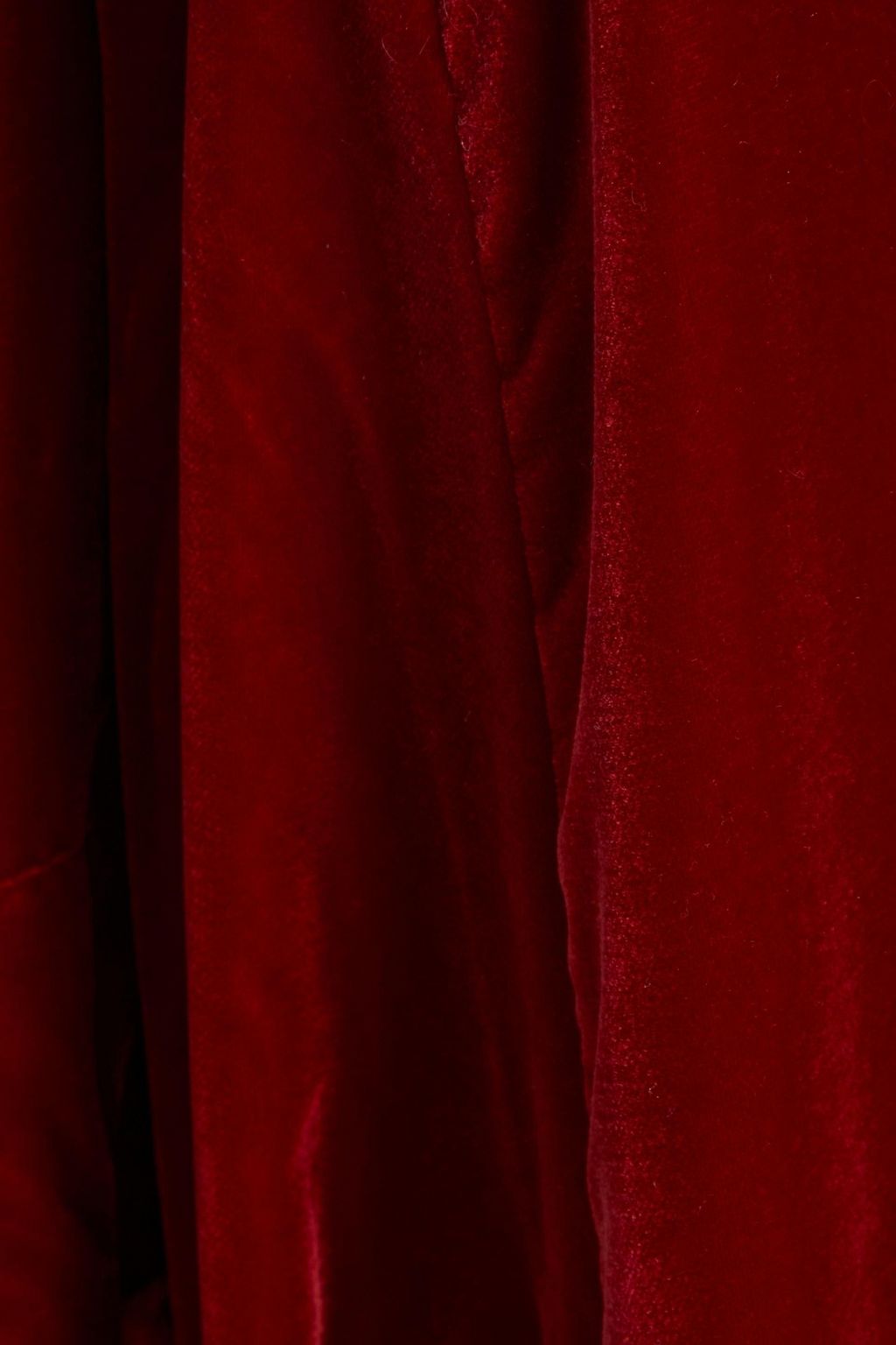 FIL DE VIE Virginia Maxikleid aus Samt mit Raffung