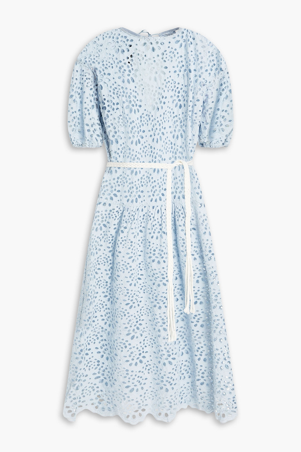 開店記念セール！ Blue In Dress Midi Belted Brocade Maje Sky ModeSens | ワンピース