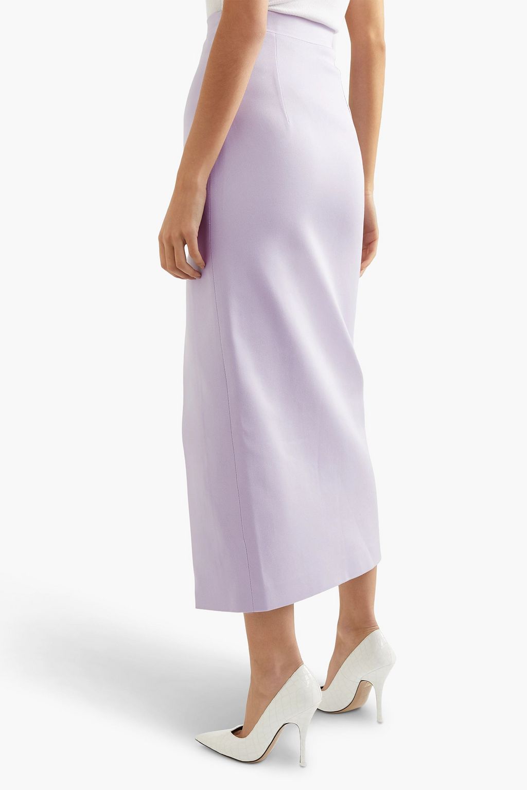LADO BOKUCHAVA Cotton-twill midi skirt