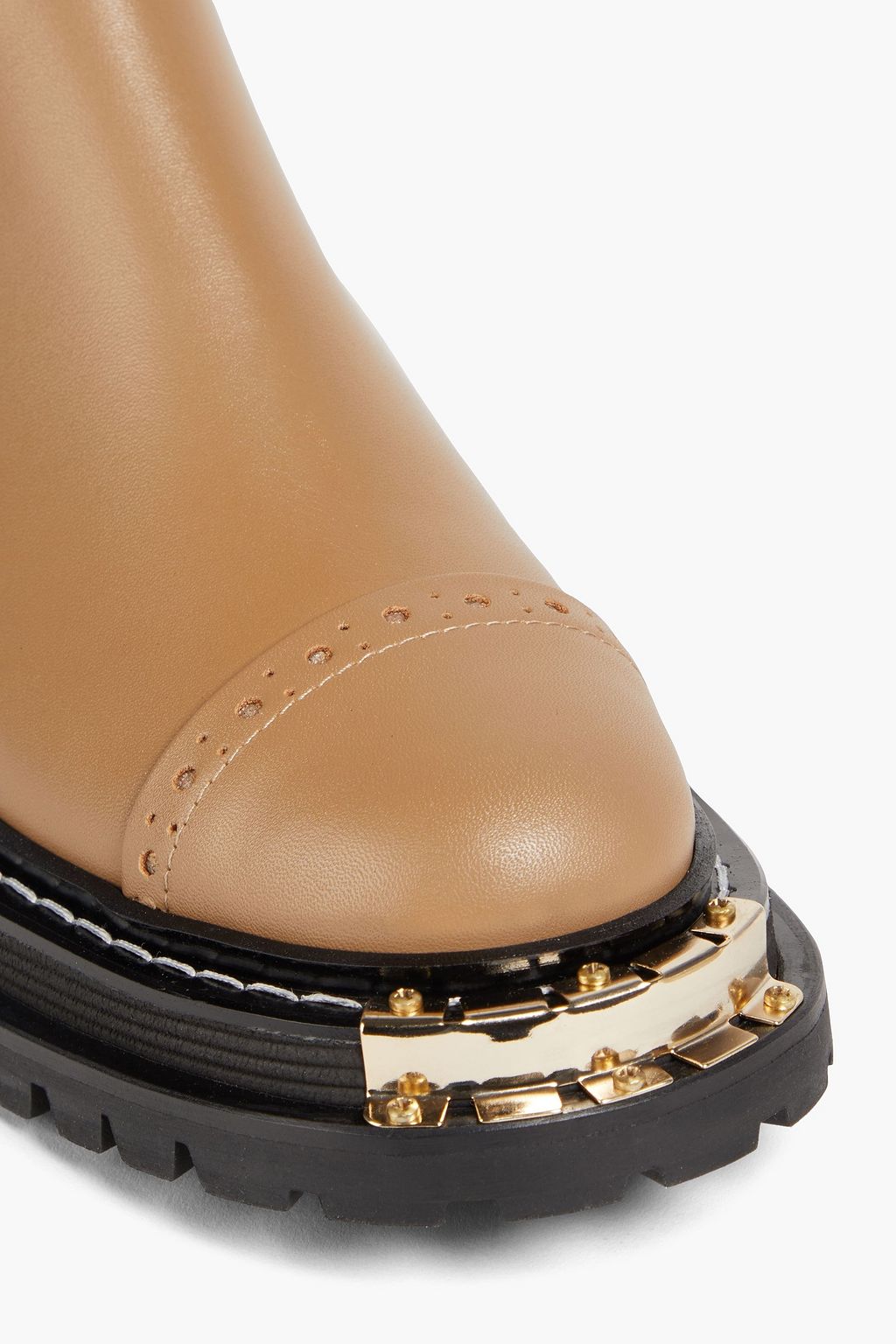 SANDRO Embellished leather Chelsea boots