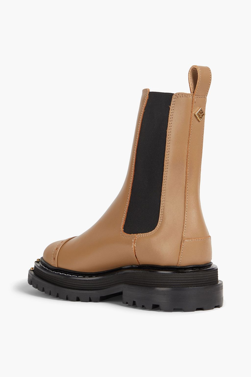 SANDRO Embellished leather Chelsea boots