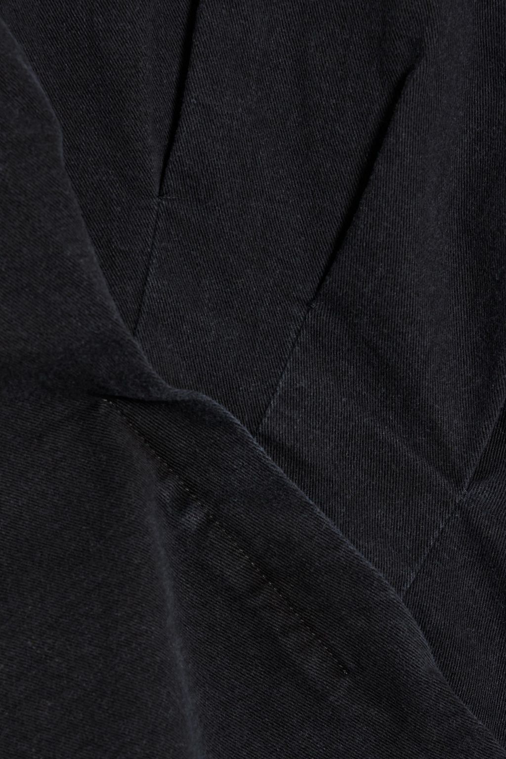 IRO Milley pleated denim top