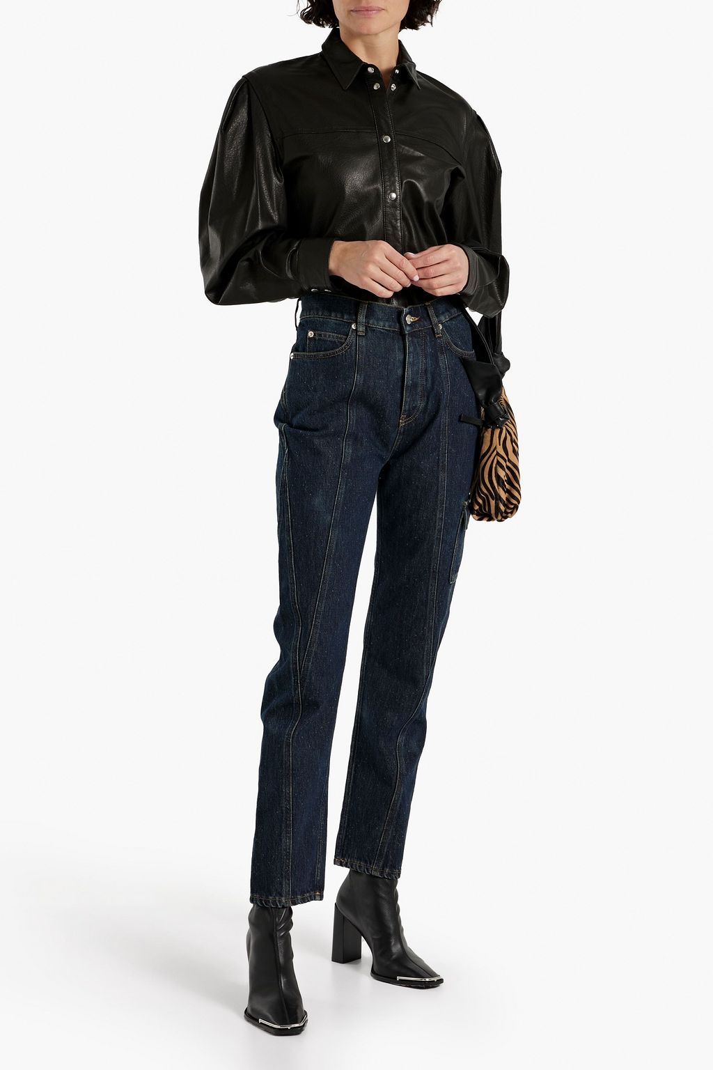 IRO Menard high-rise straight-leg jeans