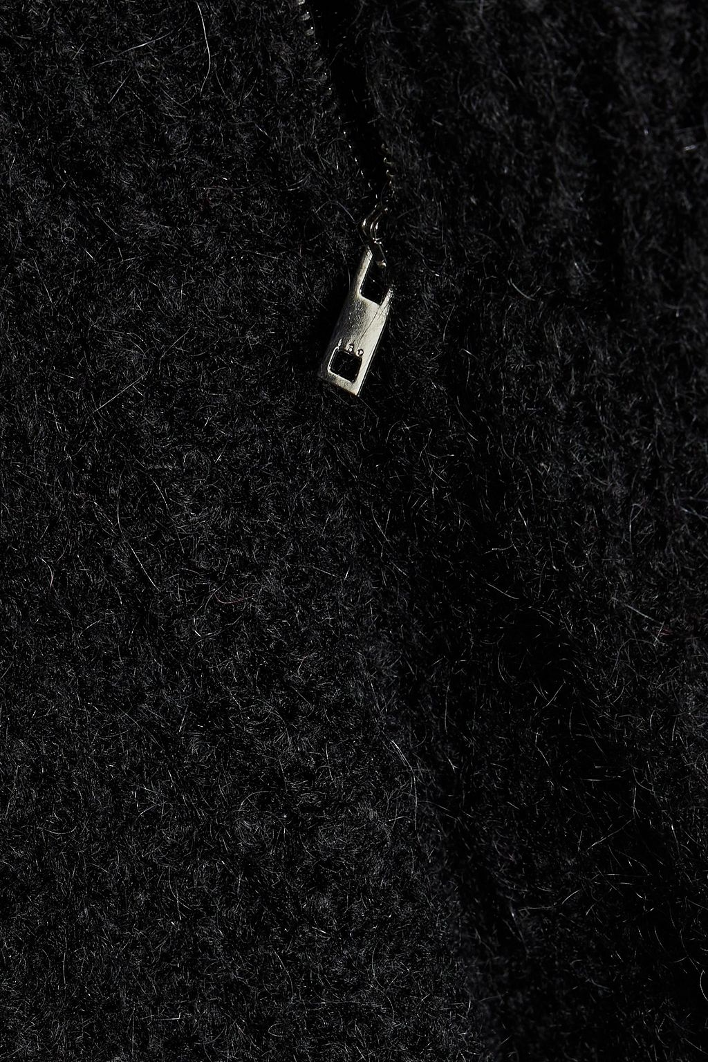 IRO Elida ribbed mohair-blend zip-up sweater