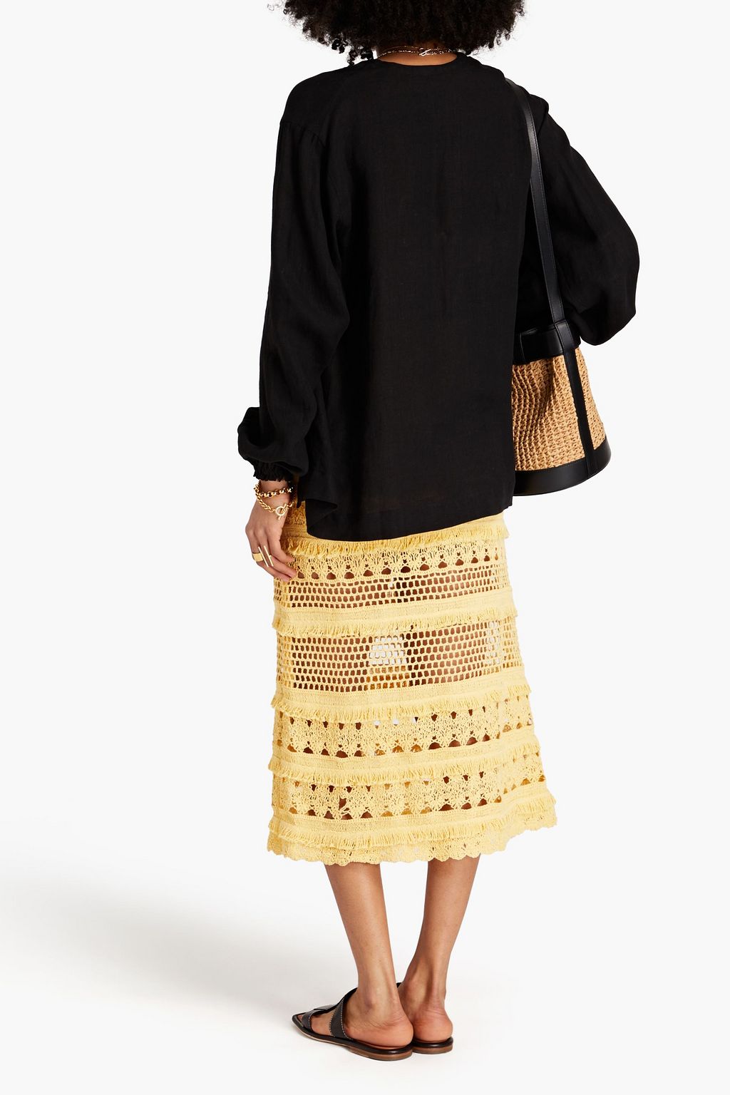 FIL DE VIE Cybele linen blouse