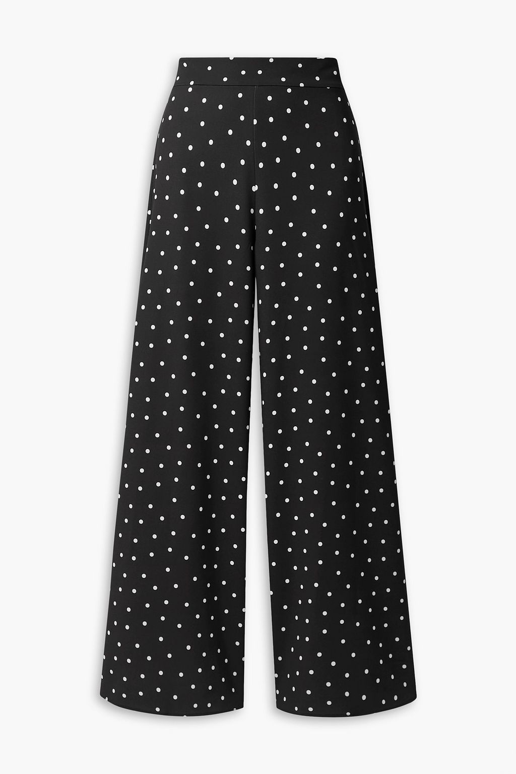 polka dot flowy pants