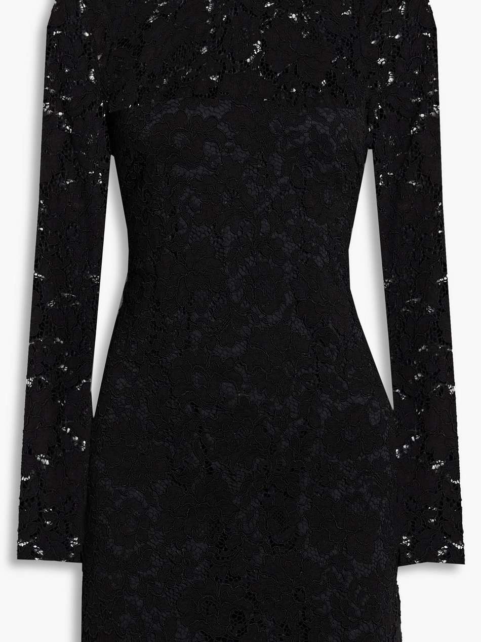 britney corded lace mini dress