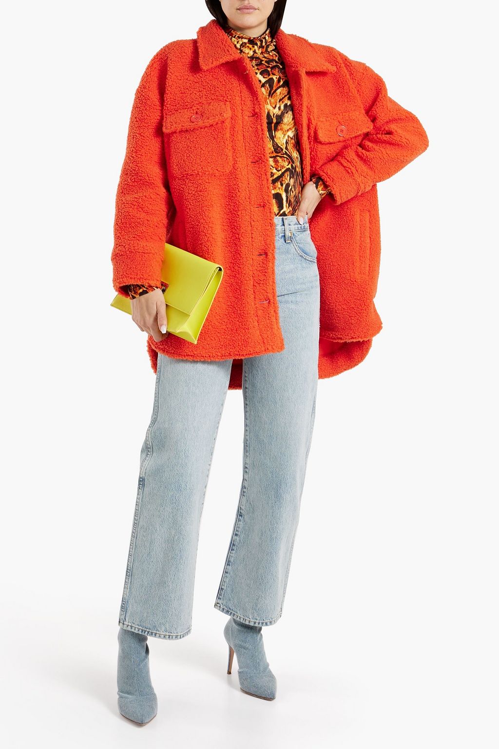 V BY MUUBAA Faux shearling coat