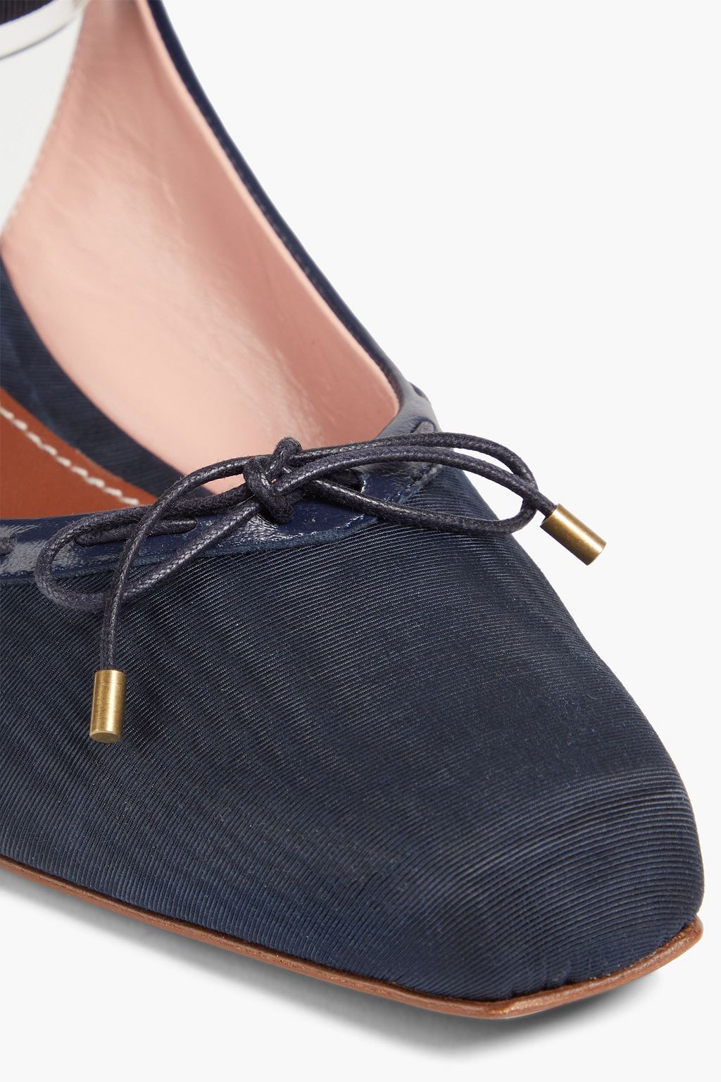 ZIMMERMANN Chisel Toe Ballerina 45 Pumps aus Moiré