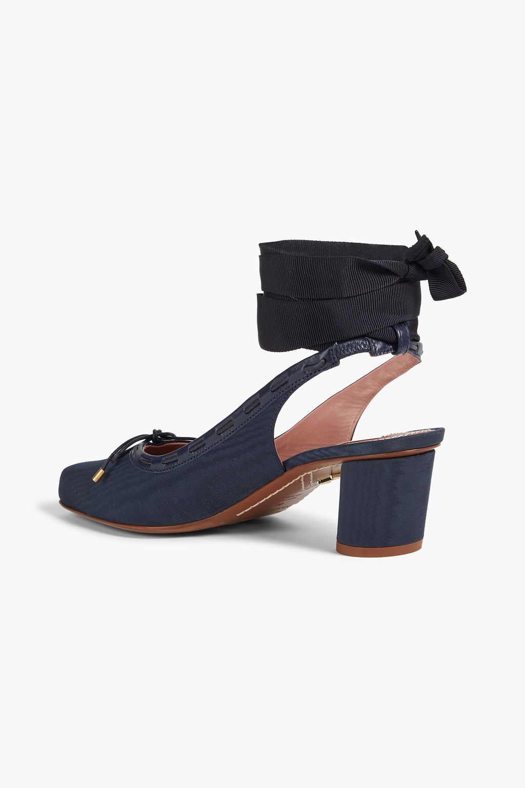 ZIMMERMANN Chisel Toe Ballerina 45 Pumps aus Moiré