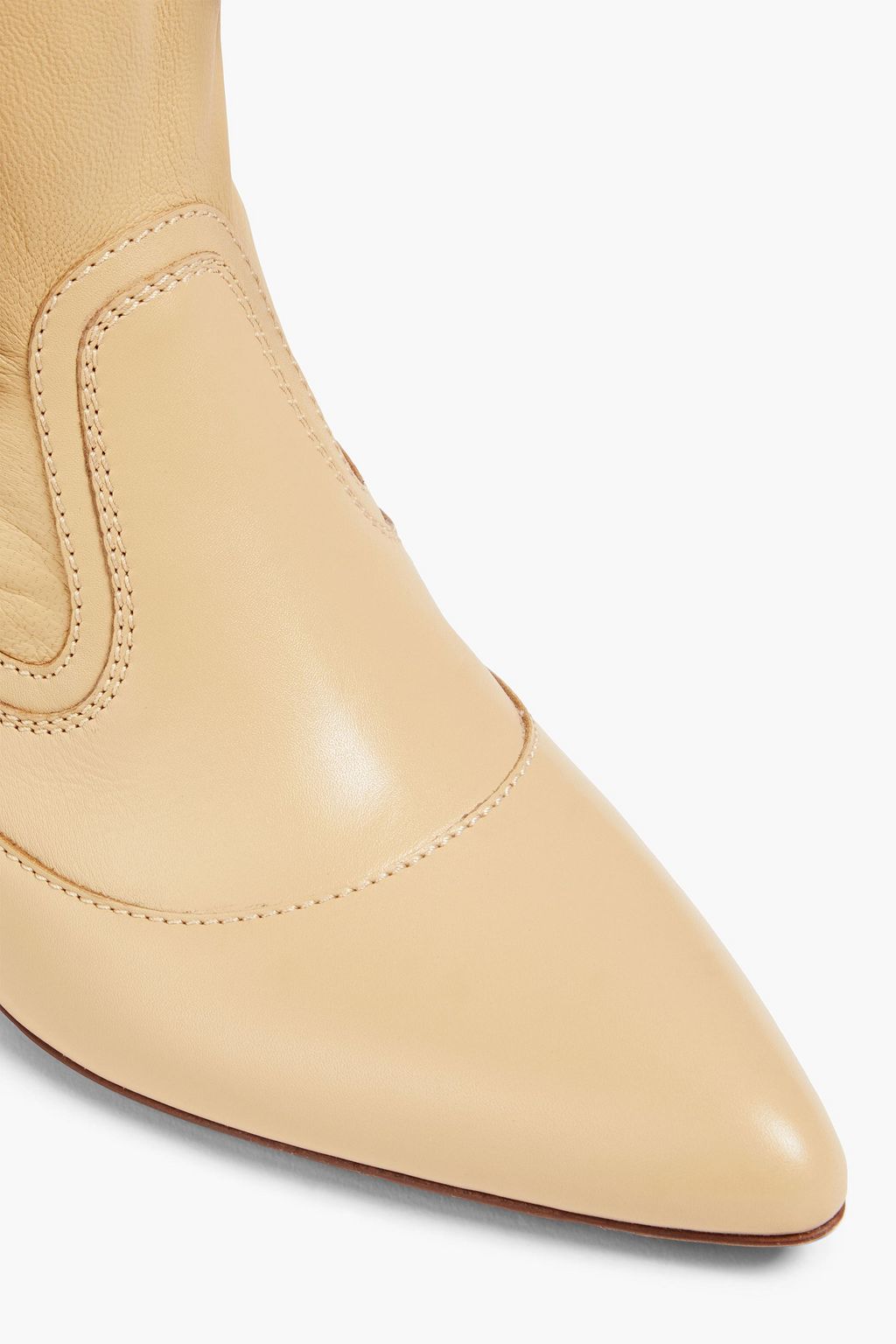 ZIMMERMANN Tie-detailed leather ankle boots