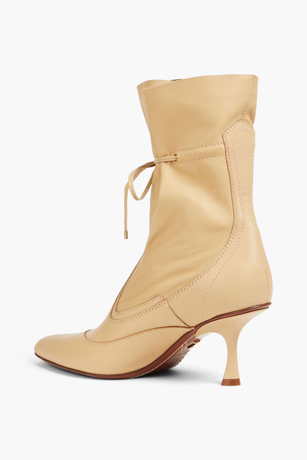 ZIMMERMANN Tie-detailed leather ankle boots