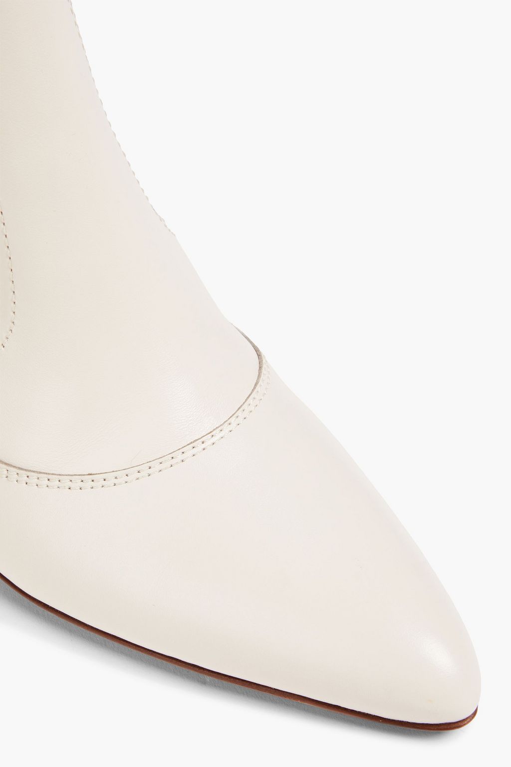 ZIMMERMANN Ankle Boots aus Leder und Mesh
