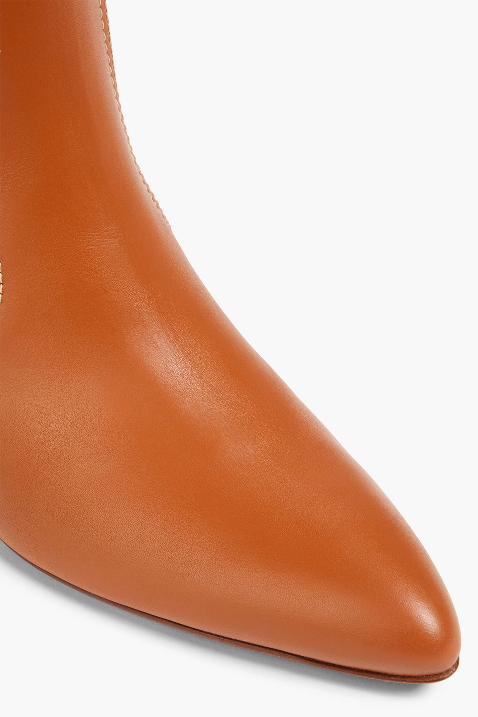 Shop Zimmermann Leather Cowboy Boots In Tan