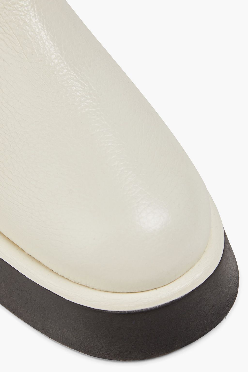 WANDLER Textured-leather platform ankle boots
