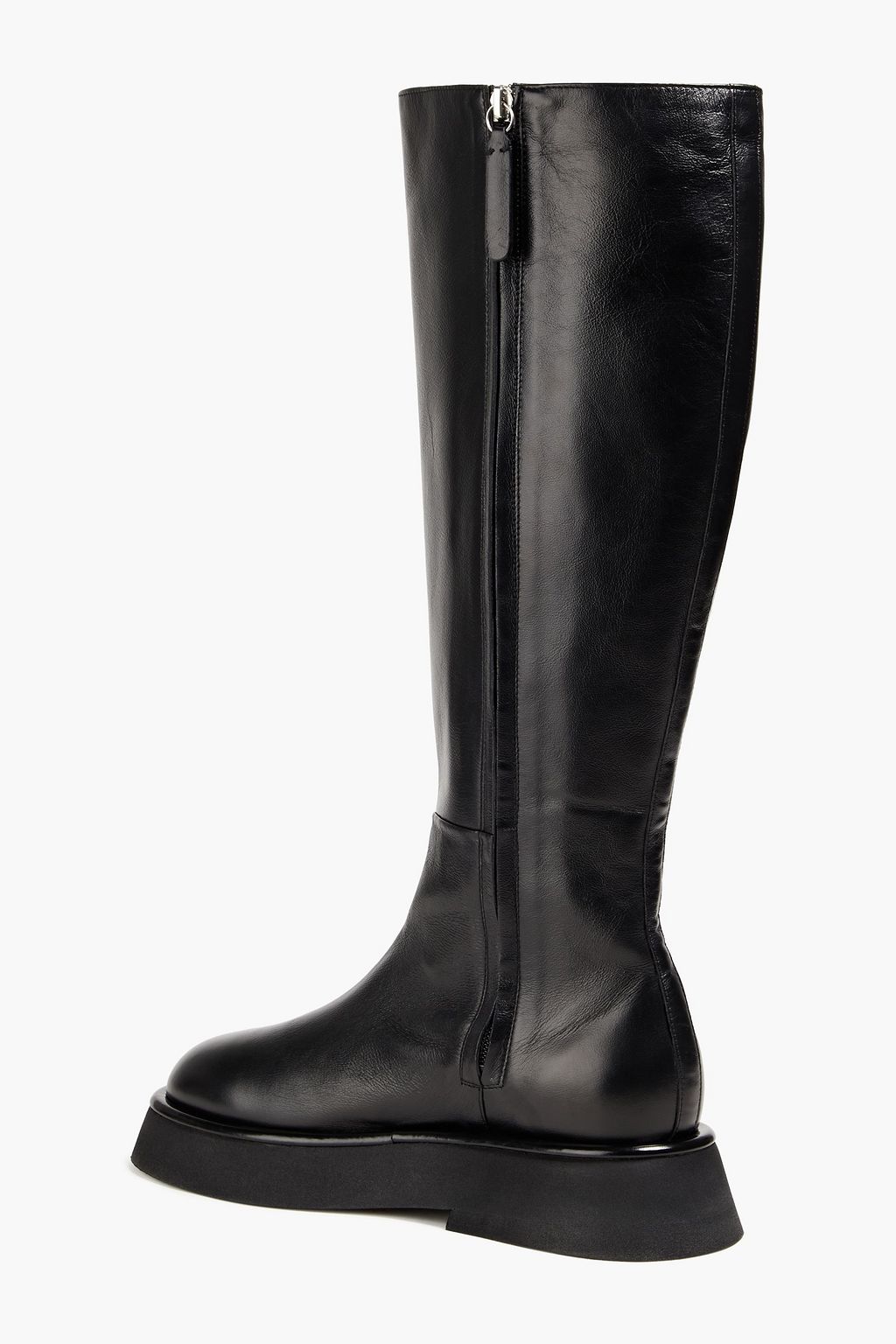 WANDLER Rosa leather platform knee boots