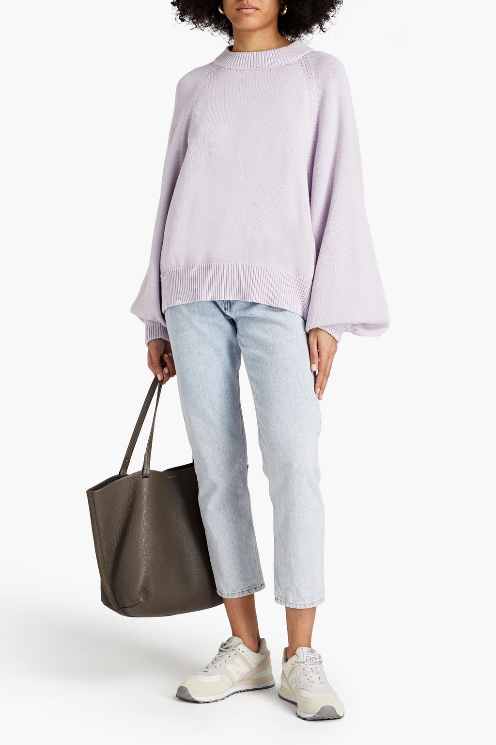 MR MITTENS Oversized cotton sweater