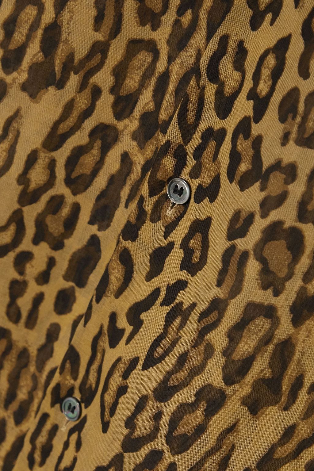 JUNYA WATANABE COMME DES GARÇONS Leopard-print voile shirt