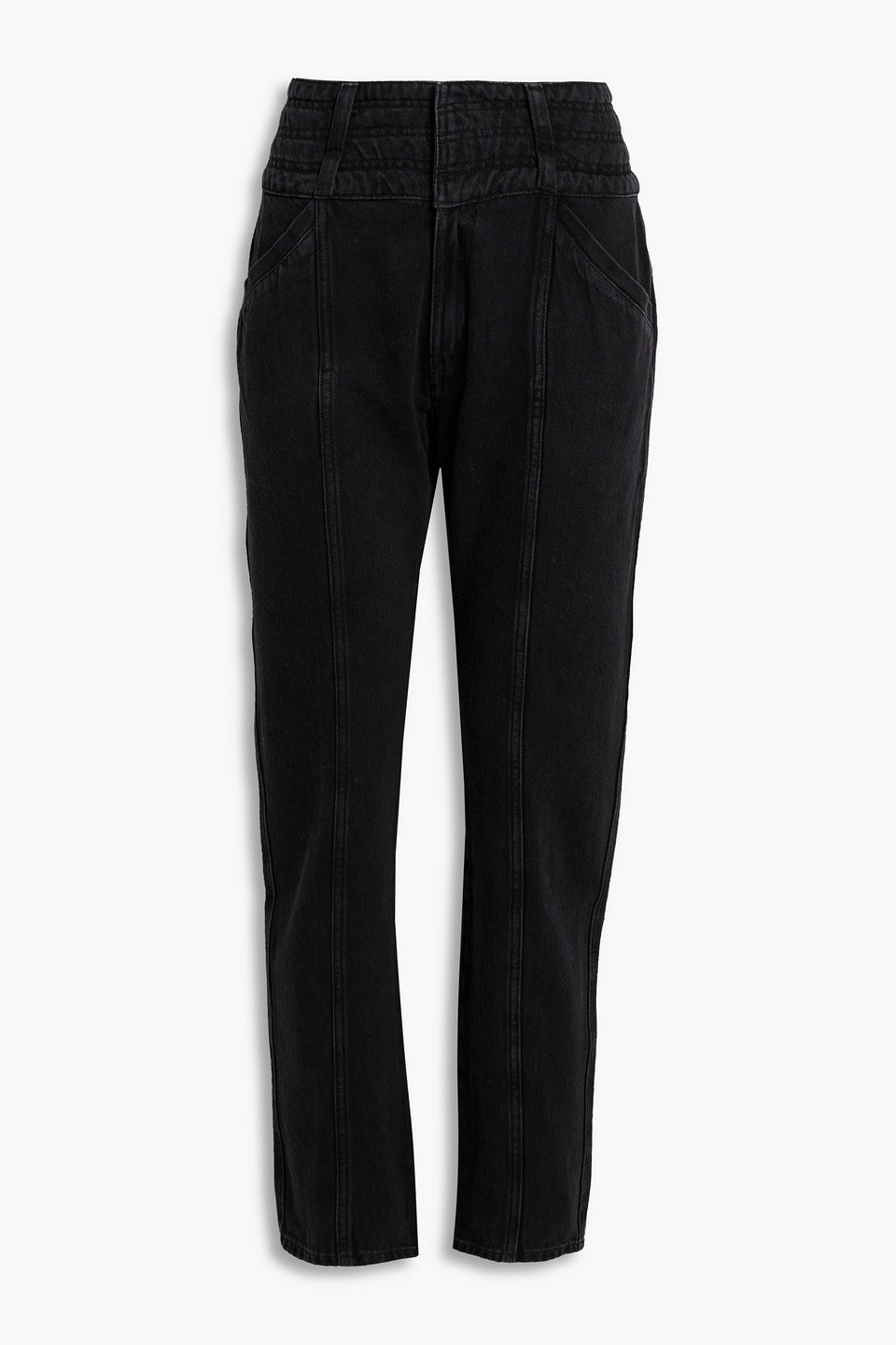 Boucry high-rise tapered jeans