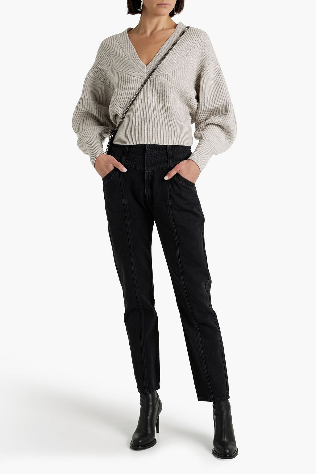 IRO Boucry high-rise tapered jeans