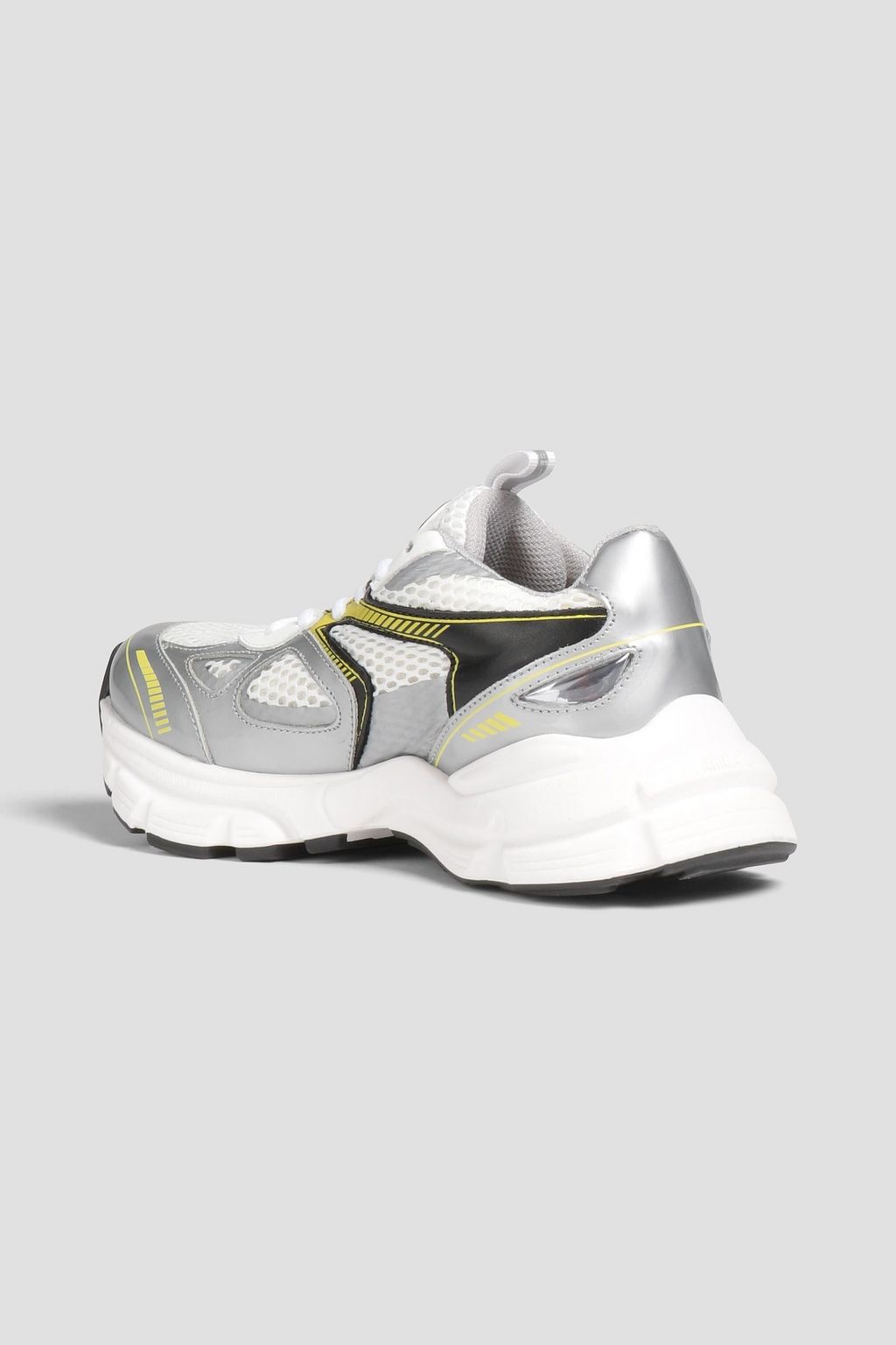 AXEL ARIGATO Marathon patent-leather and mesh sneakers