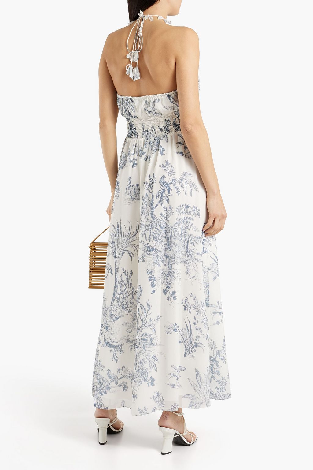 SACHIN & BABI Tessa printed chiffon halterneck maxi dress