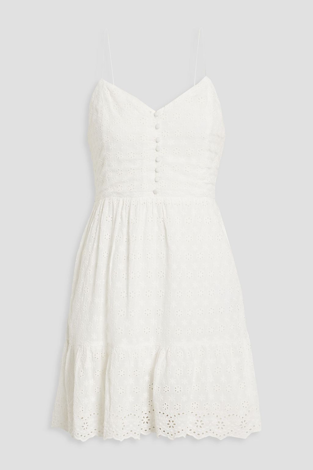 Alice and olivia white lace dress top